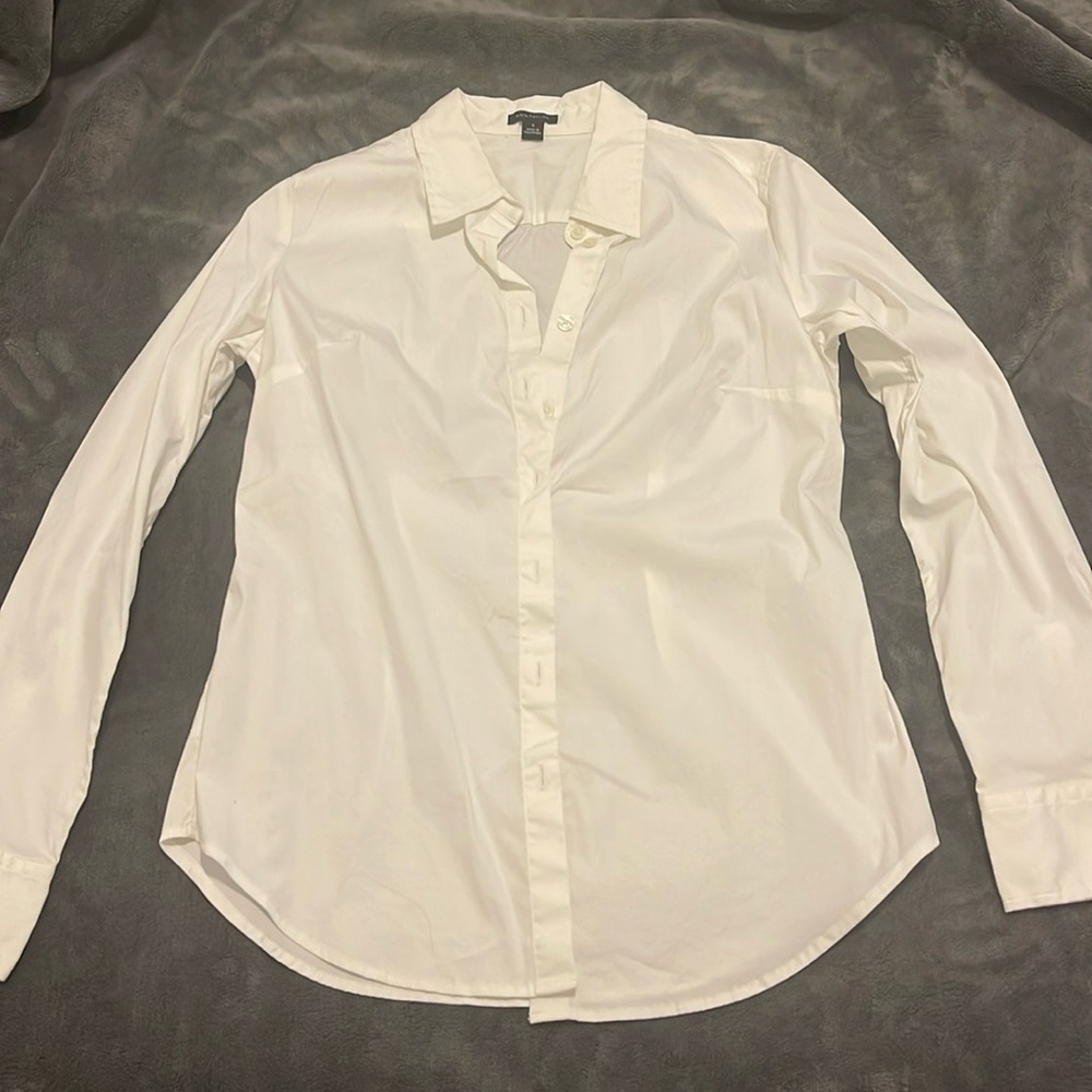 Ann Taylor white dress shirt